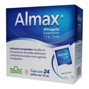 ALMAX SUSPENSION 15 ML SOBRES 12
