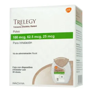 TRELEGY 100MCG POLVO +INH 30 DOSIS