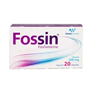 FOSSIN 500 MG 20 CAPS