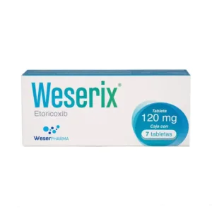 WESERIX 120 MG 7 TABLETAS