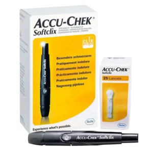 ACCU-CHEK SOFTCLIX DISP+LANCET 25