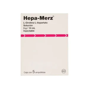 HEPA-MERZ IV 5G AMPULAS 5X10 ML