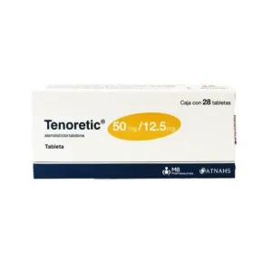 TENORETIC 50/12.5 MG TABLETAS 28   487