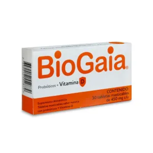 BIOGAIA VIT-D NARANJA 30 TABLETAS MAST