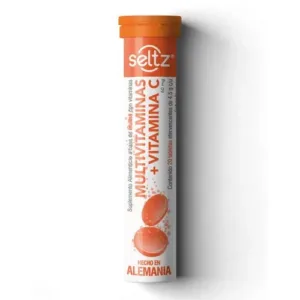 SELTZ MULTIVITAMINAS + VITAMINA C SUPLEMENTO ALIMENTICIO 20TAB EFERVECENTES