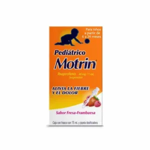 MOTRIN PEDIATRICO SABOR FRAMBUESA 40MG/1ML