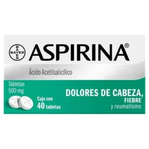 ASPIRINA AD 500MG 40 TABLETAS