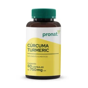 CURCUMA SUPLEMENTO ALIMENTICIO 750 MG CAPSULAS 60