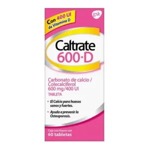 CALTRATE 600+D C/60 TABLETAS