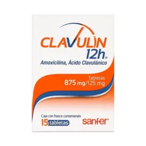 CLAVULIN 12H 875/125MG 15TABLETAS