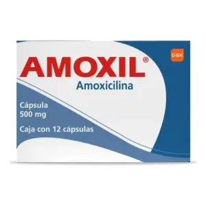 AMOXIL 500 MG CAPSULAS 12