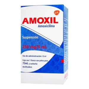 AMOXIL PED 250 MG SUSP 75 ML
