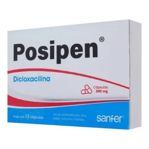 POSIPEN 500 MG.C / 12 CAPSULAS