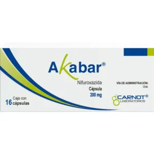 AKABAR 200 MG CAPSULAS 16
