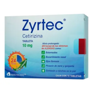 ZYRTEC 10 MG C/10 TABLETAS