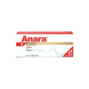 ANARA 5MG TABLETAS 20