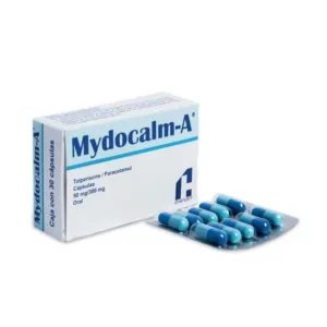 MYDOCALM-A 50/300 MG CAPSULAS 30