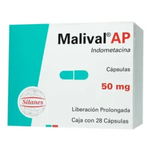 MALIVAL A-P 50MG CAPSULAS 28