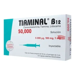 TIAMINAL B12 50 000 JERINGA 5X3