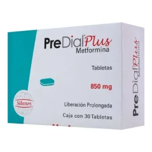 PREDIAL-PLUS 850 MG TABLETAS 30