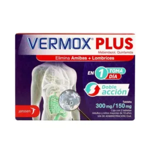 VERMOX-PLUS 300/150MG TABLETAS2  051