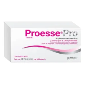 PROESSE PRO SUPLEMENTO ALIMENTICIO TABLETAS30 1400MG