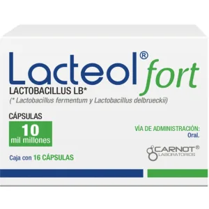 LACTEOL-FORT 340 MG 16 CAPS