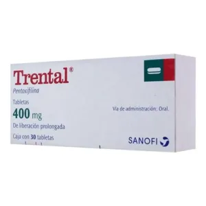 TRENTAL 400 MG GRAGEAS LP 30  154