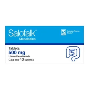 SALOFALK 500 MG GRAGEAS 40   160