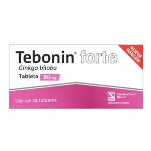 TEBONIN-FORTE 80 MG GRAGEAS 24