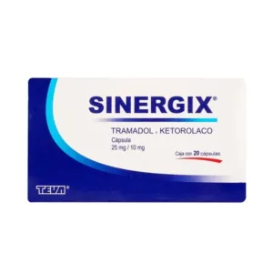SINERGIX 25/10MG C/20 CAPSULAS
