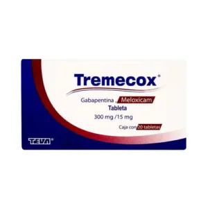 TREMECOX 300/15 MG C/20 TABLETAS