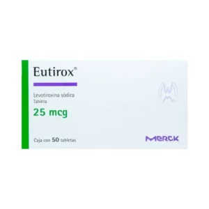 EUTIROX 25 MCG TABLETAS 50 3480