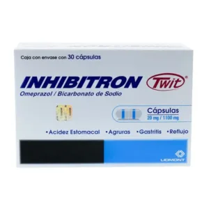 INHIBITRON TWIT 20/1100MG CAPSULAS 30