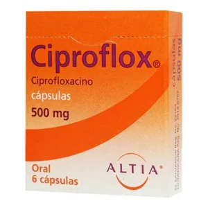 CIPROFLOX 500 MG CAPSULAS 6
