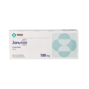 JANUVIA 100 MG COMPRIMIDOS RECUB 28 084