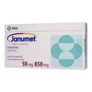 JANUMET 50/850 MG COMPRIMIDOS 28