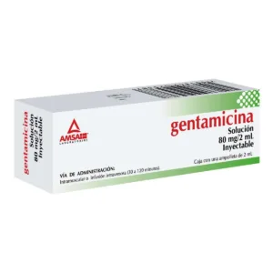 GENTAMICINA 80MG S INY 2ML