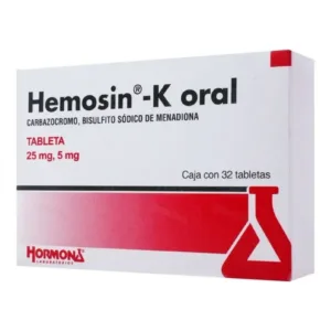HEMOSIN-K 25/5 MG TABLETAS 32