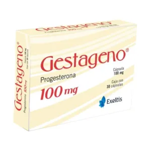 GESTAGENO 100 MG CAPSULAS 30