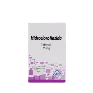 HIDROCLOROTIAZIDA 25MG C/20TABLETAS
