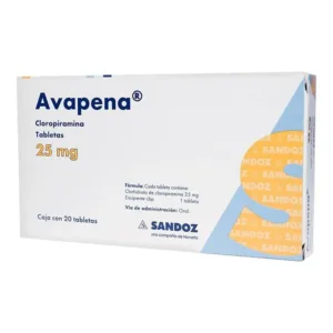 AVAPENA 25 MG TABLETAS 20         418