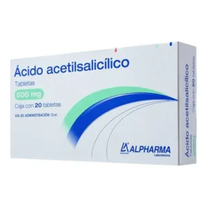 ACIDO ACETILSALICILICO 500MG C/20TABLETAS