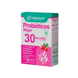 SOLANUM PROBIOTICOS MUJER 30BILLONES SUPLE-ALI 30CAPSULAS