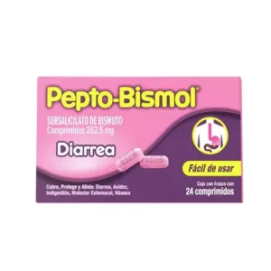 PEPTO-BISMOL 262.5 MG COMPRIMIDOS 24